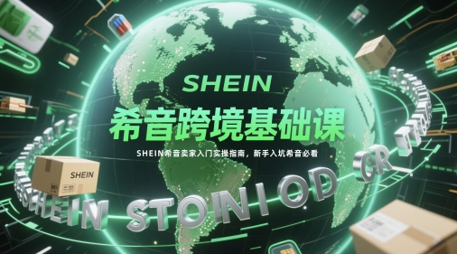 希音跨境基础课，SHEIN卖家入门实操指南-无双副业