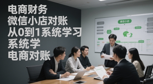 电商财务微信小店对账系统学习指南-无双副业