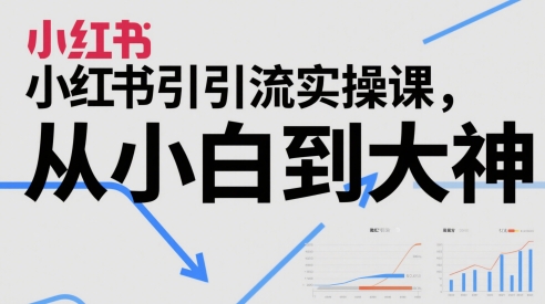 小红书引流实操课从入门到精通-无双副业