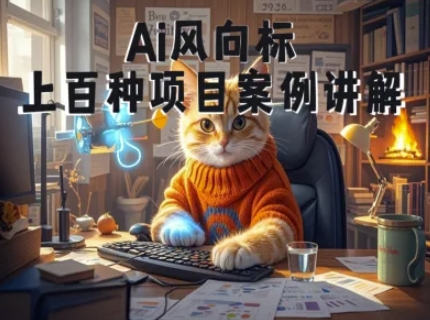 AI视频商业应用教学从0基础到大神附100种项目案例玩法-无双副业