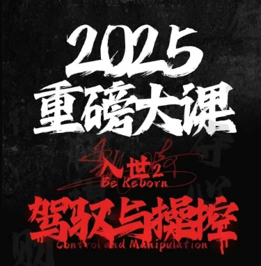 2025重磅大课入世2驾驭与控制课程全解析-无双副业