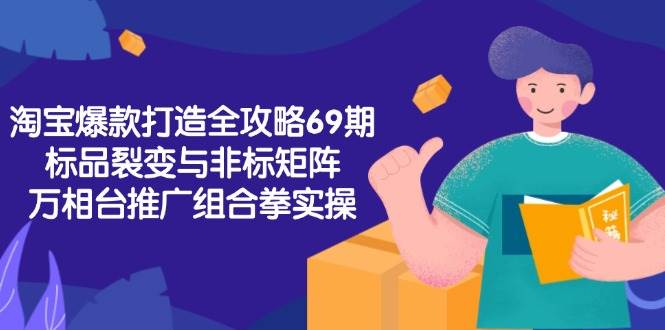 淘宝爆款打造全攻略：标品裂变与非标矩阵实战-无双副业