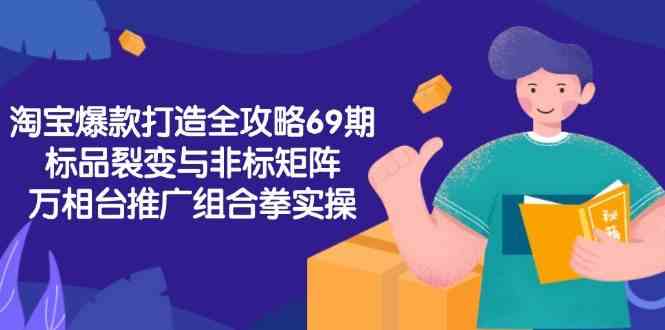 淘宝爆款打造全攻略：标品裂变与非标矩阵运营技巧-无双副业