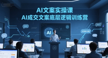 AI文案实操课与成交文案底层逻辑训练营-无双副业