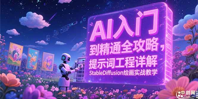 AI入门到精通全攻略，提示词工程与StableDiffusion绘画实战教学-无双副业