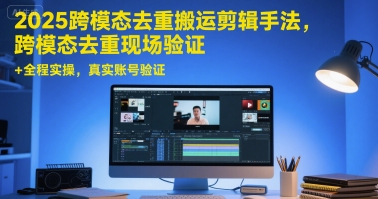 跨模态去重搬运剪辑手法与实操验证-无双副业