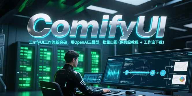 ComfyUI工作流结合OpenAI三模型实现批量出图教程-无双副业