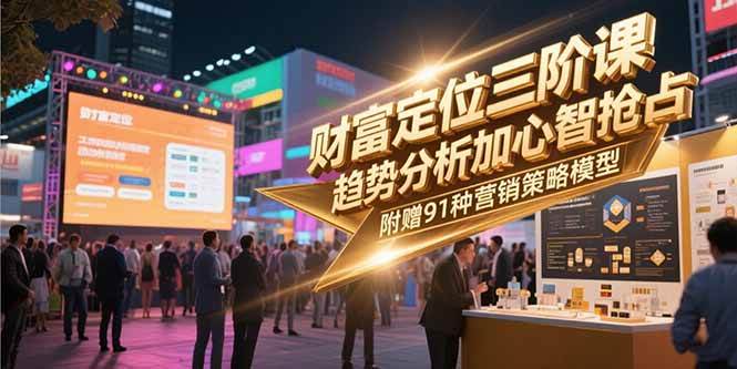 财富定位三阶课：趋势分析与心智抢占实战指南-无双副业