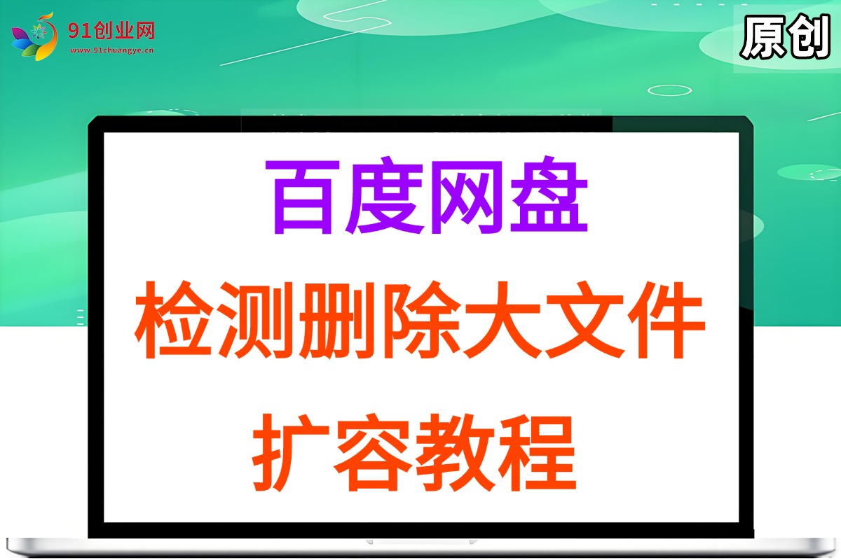 百度网盘大文件检测删除与扩容教程软件分享-无双副业