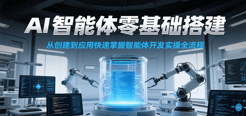 AI智能体零基础搭建实操课，快速掌握智能体开发全流程-无双副业