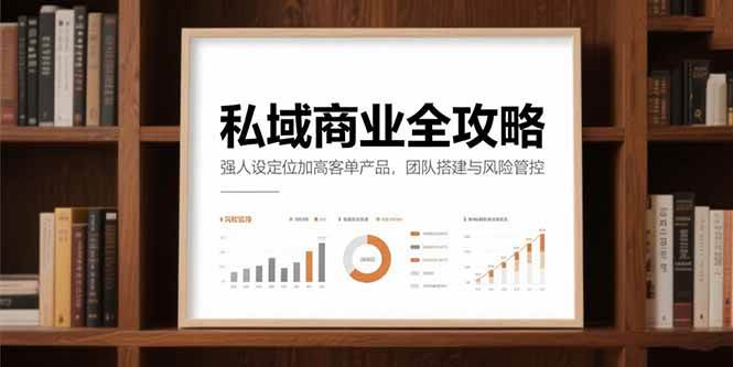 私域商业全攻略：人设定位、高客单产品与团队管理-无双副业