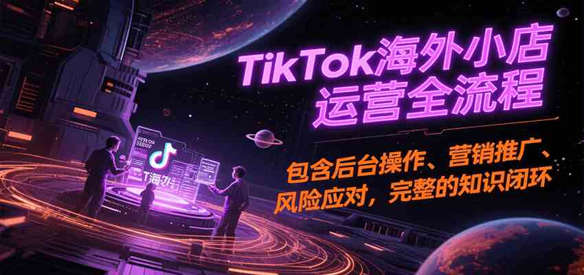TikTok海外小店运营全流程与实战技能培养-无双副业