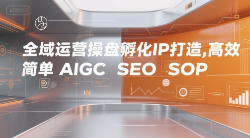 全域运营IP打造与AIGC SEO SOP高效指南-无双副业