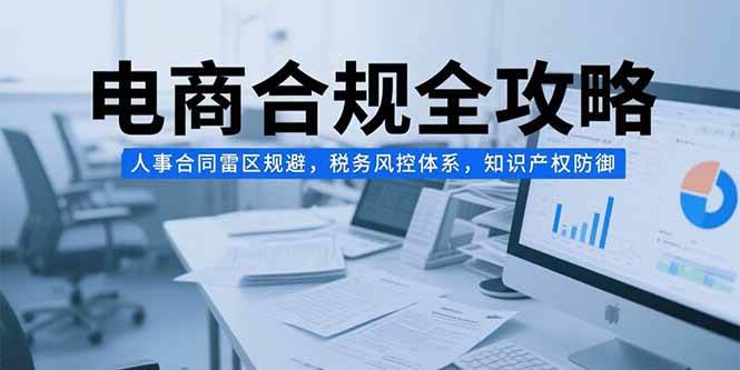 电商合规全攻略：人事合同税务风控与知识产权防御-无双副业