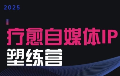 2025治愈自媒体IP训练营，专为疗愈领域从业者打造-无双副业