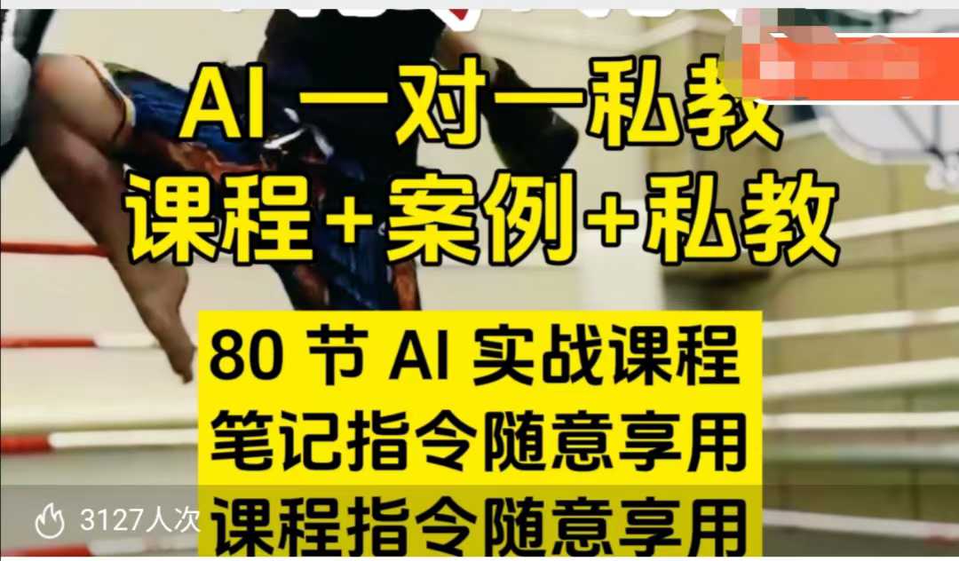 AI指令实战课：80节课程+案例，笔记指令随意享用-无双副业
