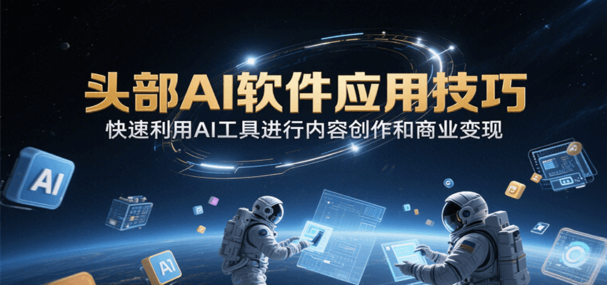头部AI软件应用技巧与商业变现指南-无双副业