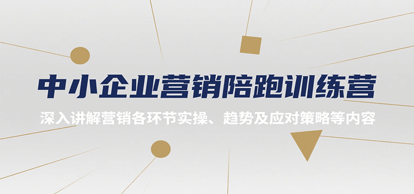 中小企业营销陪跑训练营，深入讲解营销实操与策略-无双副业