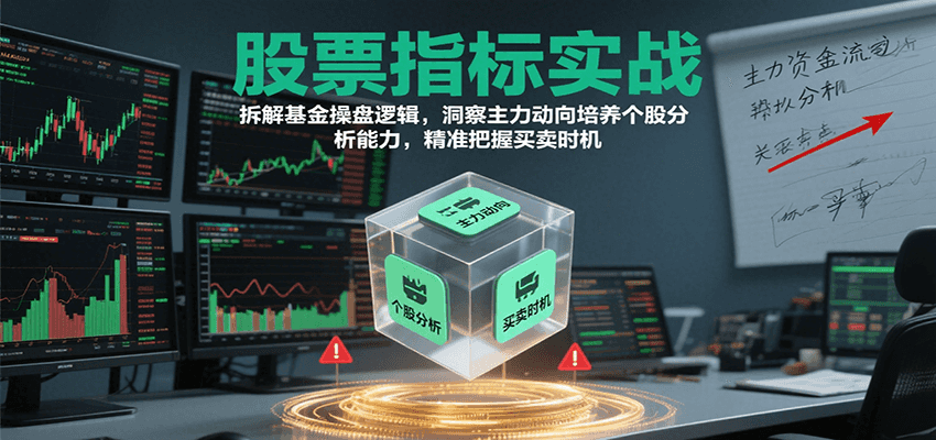 股票指标实战拆解基金操盘逻辑洞察主力动向把握买卖时机-无双副业