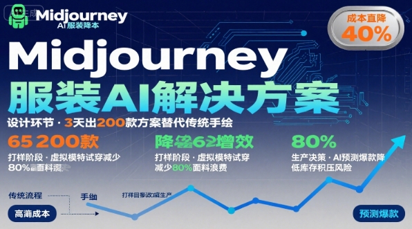 AI在服装领域的运用与midjourney辅助降本增效-无双副业
