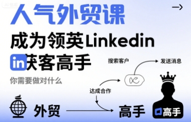 成为领英LinkedIn获客高手的关键方法与外贸开发策略-无双副业