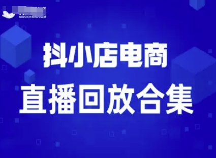 短视频电商抖小店变现从0到盈利直播回放课程-无双副业