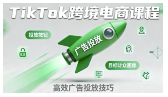 TikTok跨境电商全流程实操课，掌握运营核心技能高效开展业务-无双副业