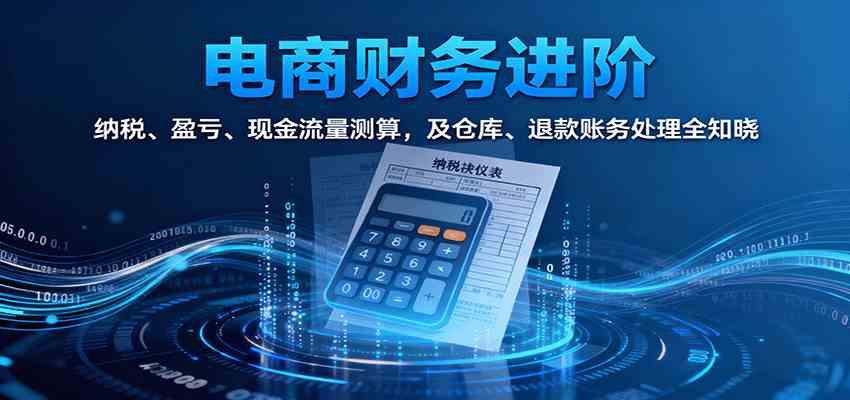 电商财务进阶：纳税盈亏测算与仓库退款账务处理-无双副业