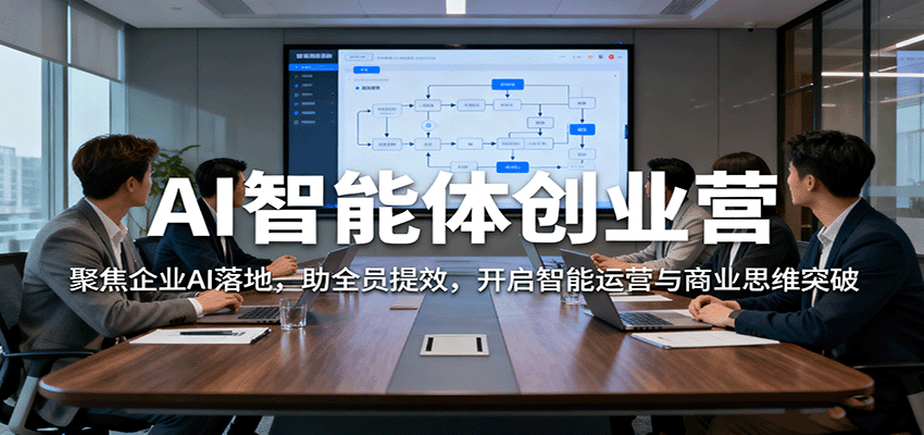 AI智能体创业营：企业AI落地与智能运营提升-无双副业