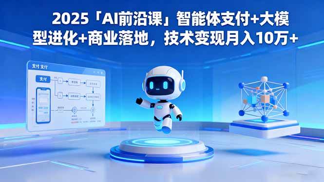 2025AI前沿课：智能体支付与大模型进化及商业落地实战-无双副业